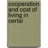 Cooperation And Cost Of Living In Certai