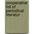 Cooperative List Of Periodical Literatur
