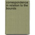 Correspondence In Relation To The Bounda