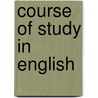 Course Of Study In English door Rochester Board of Education