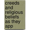 Creeds And Religious Beliefs As They App door John Savage Hawley