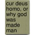 Cur Deus Homo, Or Why God Was Made Man