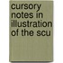 Cursory Notes In Illustration Of The Scu