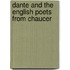 Dante And The English Poets From Chaucer