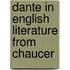 Dante In English Literature From Chaucer