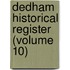 Dedham Historical Register (Volume 10)