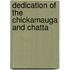 Dedication Of The Chickamauga And Chatta