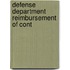 Defense Department Reimbursement Of Cont