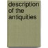 Description Of The Antiquities