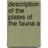Description Of The Plates Of The Fauna A