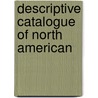 Descriptive Catalogue Of North American door Nathan Smith Davis