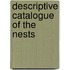 Descriptive Catalogue Of The Nests