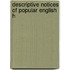 Descriptive Notices Of Popular English H