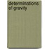 Determinations Of Gravity