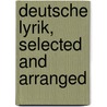 Deutsche Lyrik, Selected And Arranged by Buchheim