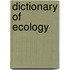 Dictionary Of Ecology