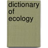 Dictionary Of Ecology door John W. Hanson