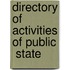 Directory Of Activities Of Public  State