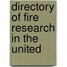 Directory Of Fire Research In The United door National Research Research