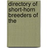 Directory Of Short-Horn Breeders Of The door American Shorthorn Association
