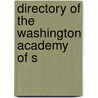 Directory Of The Washington Academy Of S door Washington Academy of Sciences