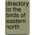 Directory To The Birds Of Eastern North