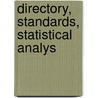 Directory, Standards, Statistical Analys by North Central Catalog
