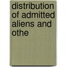 Distribution Of Admitted Aliens And Othe door Land National Conference of Immigration