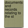 Documents And Records Relating To The St door New Hampshire. General Court. Senate
