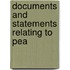 Documents And Statements Relating To Pea