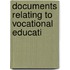 Documents Relating To Vocational Educati
