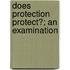 Does Protection Protect?; An Examination