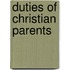 Duties Of Christian Parents