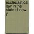 Ecclesiastical Law In The State Of New Y