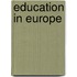 Education In Europe