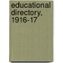 Educational Directory, 1916-17
