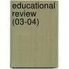 Educational Review (03-04) door New Brunswick Teachers' Association