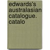 Edwards's Australasian Catalogue. Catalo by Francis Edwards