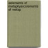 Eelements Of Metaphysicslements Of Metap