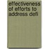 Effectiveness Of Efforts To Address Defi