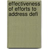 Effectiveness Of Efforts To Address Defi door United States. Congress. Subcommittee