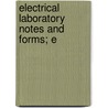 Electrical Laboratory Notes And Forms; E door Ian Fleming