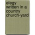Elegy Written In A Country Church-Yard