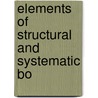 Elements Of Structural And Systematic Bo door Douglas Houghton Campbell