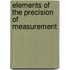 Elements Of The Precision Of Measurement
