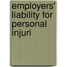 Employers' Liability For Personal Injuri door Charles Gershom Fall