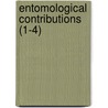 Entomological Contributions (1-4) door Joseph Albert Lintner