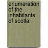 Enumeration Of The Inhabitants Of Scotla door James Lumsden Son
