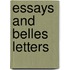 Essays And Belles Letters
