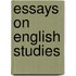 Essays On English Studies
